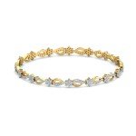 Lustrous Floral Diamond Bangles In Pure Gold By Dhanji Jewels