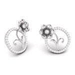 Fragrance Of Flora Diamond Earring In Pure Gold By Dhanji Jewels