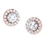 Crystal Wheel Diamond Earring In Pure Gold By Dhanji Jewels