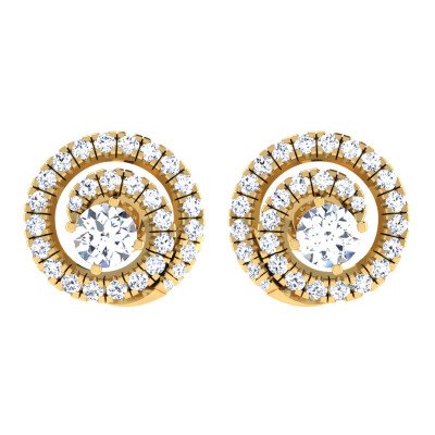 Endless Desire Diamond Earring In Pure Gold By Dhanji Jewels