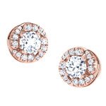 Lovely Solitaire Diamond Earring In Pure Gold By Dhanji Jewels
