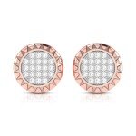 Rays Of Glory Diamond Earring In Pure Gold By Dhanji Jewels