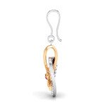 Knot Of Arrow's Love Diamond Earring In Pure Gold By Dhanji Jewels