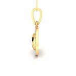 Laughing Cat Diamond Pendant In Pure Gold By Dhanji Jewels