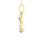 Best Buddy Diamond Pendant In Pure Gold By Dhanji jewels