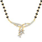 Glory Of Love Diamond Mangalsutra Pendant In Pure Gold By Dhanji Jewels