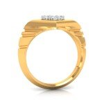 Gentleman's Love Diamond Ring In Pure Gold By Dhanji Jewels