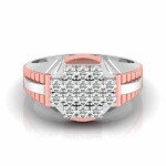 Exclusive Man's Diamond Ring In Pure Gold By Dhanji Jewels