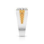 Reserved Man's Diamond Ring In Pure Gold By Dhanji Jewels