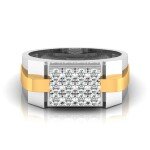 Rustic Man's Diamond Ring In Pure Gold By Dhanji Jewels