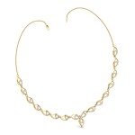 Paisley's Love Diamond Necklace In Pure Gold By Dhanji Jewels
