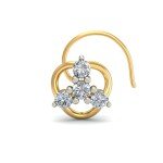 Tiny Diamond Nosepin in Pure Gold By Dhanji jewels