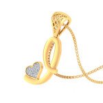 I For Incredible Diamond Pendant In Pure Gold By Dhanji Jewels