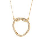 Back To Me Diamond Pendant In Pure Gold By Dhanji Jewels
