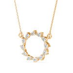Circle Of Destiny Diamond Pendant In Pure Gold By Dhanji jewels