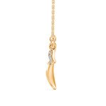 Tender Diamond Pendant In Pure Gold By Dhanji Jewels