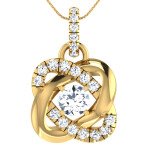 Timeless Era Diamond Pendant in Pure Gold By Dhanji Jewels