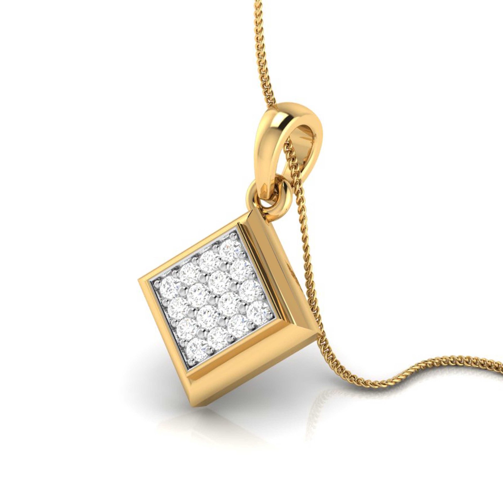Big round diamond necklace 18k – MOHSTEN 富美斯珠寶鑽石