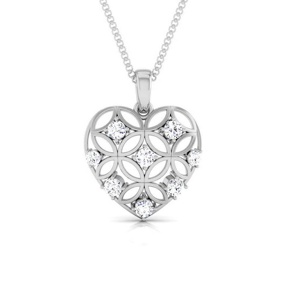 Dara Celtic Knot Silver Necklace - Queen of Diamonds