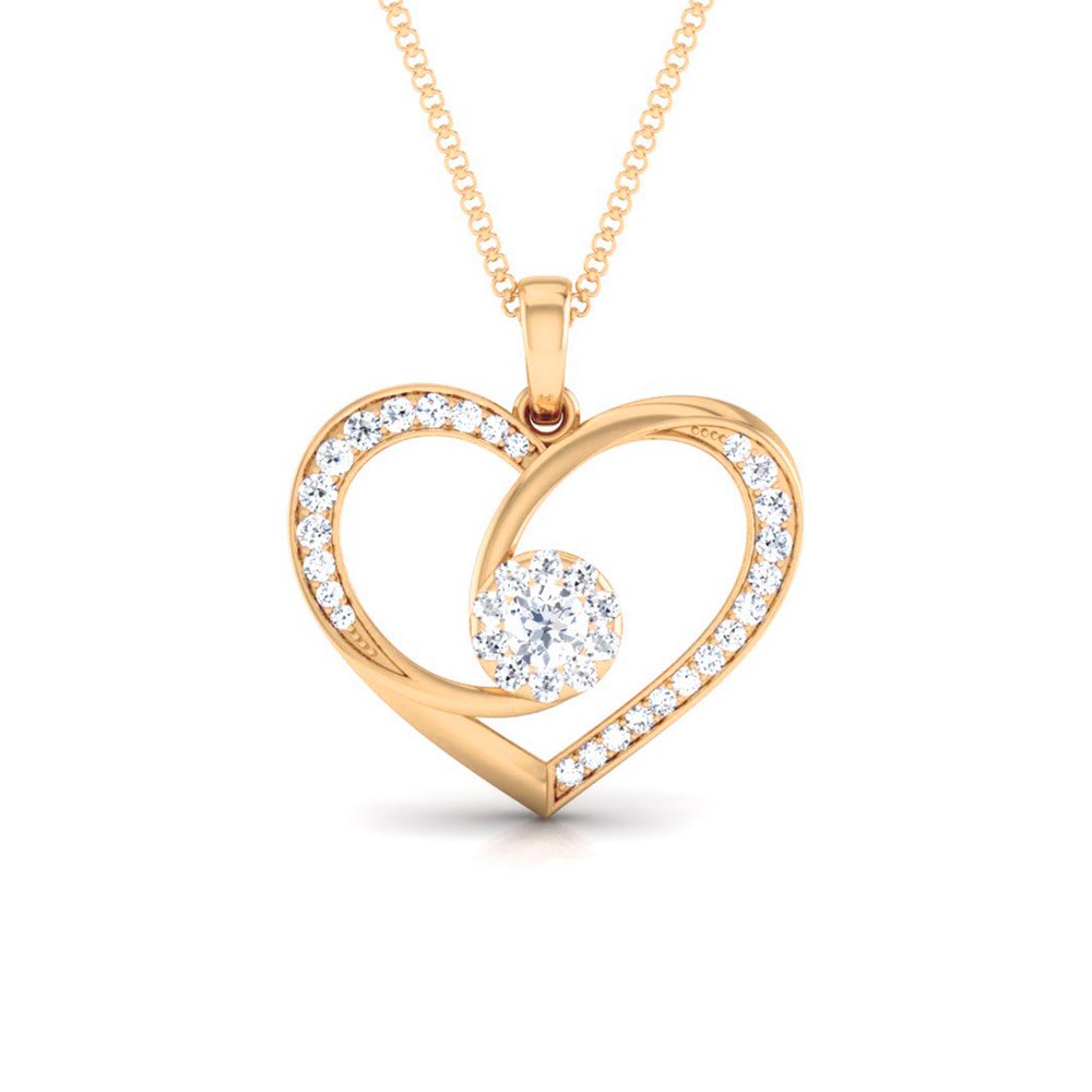 Kay Unstoppable Love Diamond Necklace 1/2 ct tw 10K Yellow Gold 18