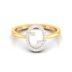 Oval Shape Diamond Ring In Pure Gold By Dhanji Jewels