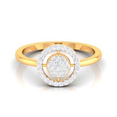 Beauty Enhancer Diamond Ring In Pure Gold By Dhanji Jewels