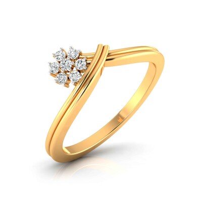 Craving Love Diamond Ring In Pure Gold By Dhanji Jewels