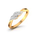 Starry Wave Diamond Ring In Pure Gold By Dhanji Jewels