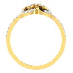 Kaly Diamond Ring In Pure Gold By Dhanji Jewels