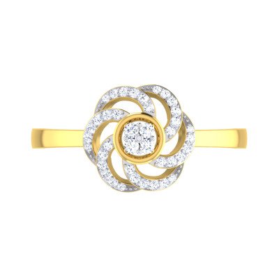 Ebe Diamond Ring In Pure Gold By Dhanji Jewels