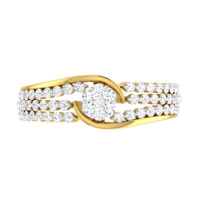 Universal Love Diamond Ring By Dhanji Jewels