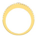 Modern Crush Diamond Ring In Pure Gold By Dhanji Jewels