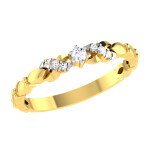 Superior Love Diamond Ring In Pure Gold By Dhanji Jewels