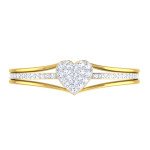 Secured Love Diamond Ring In Pure Gold By Dhanji Jewels