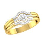 Orbicular Love Diamond Ring In Pure Gold By Dhanji Jewels