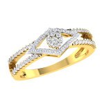 Love Destiny Diamond Ring In Pure Gold By Dhanji Jewels