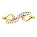Love Strand Diamond Ring In Pure Gold By Dhanji Jewels