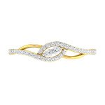 Radiant Love Diamond Ring In Pure Gold By Dhanji Jewels