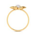 Sunflower Diamond Ring In Pure Gold By Dhanji Jewels