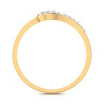Initial Love Diamond Ring In Pure Gold By Dhanji Jewels