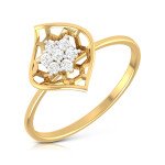 Carefree Love Diamond Ring In Pure Gold By Dhanji Jewels