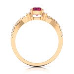 Eye Of Love Diamond Ring In Pure Gold By Dhanji Jewels